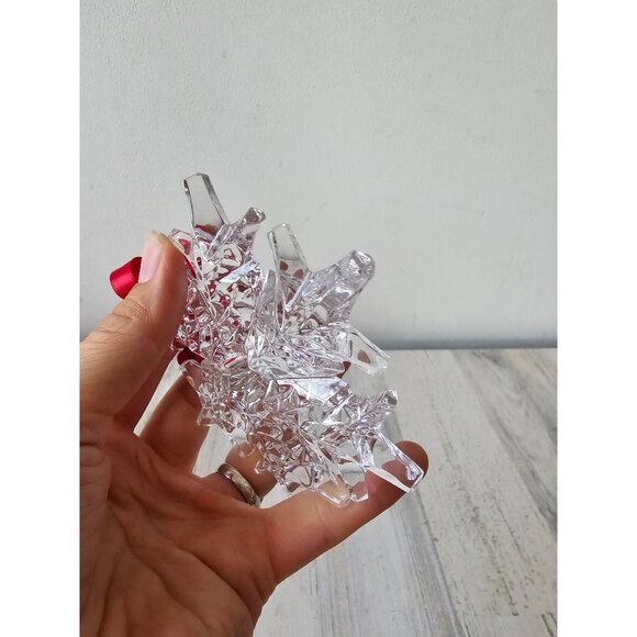 Waterford snowflake 2013 snowstar annual crystal ornament tree Xmas - Picture 6 of 6